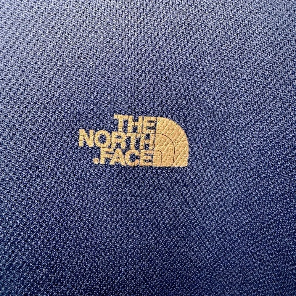 The North Face Quarter 1/4 Zip Vaporwick Pullover Mens Medium Blue‎ Logo